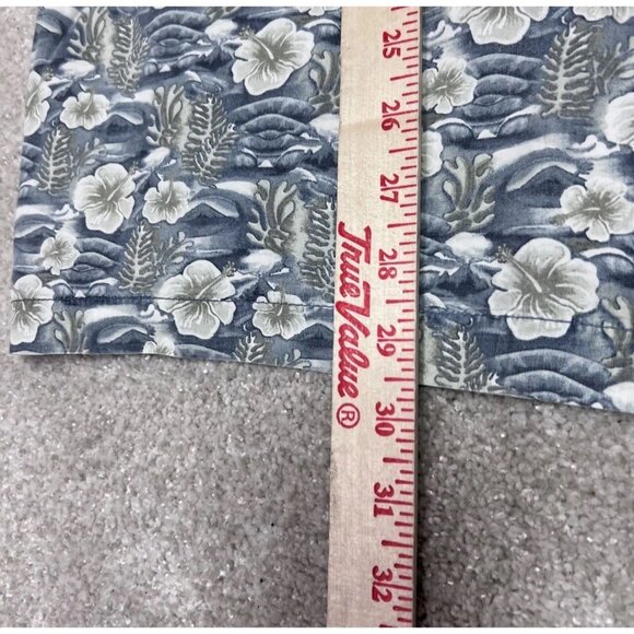 Quiksilver Button Down Shirt Men’s Multicolored Floral Short Sleeve Size XL - Picture 4 of 10